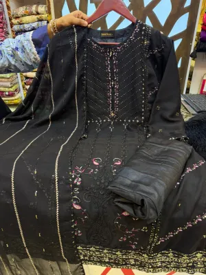 Premium Chiffon Stitched Party Set